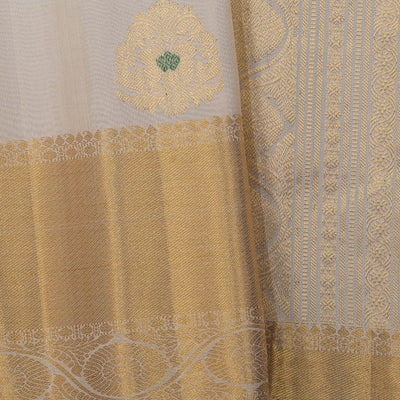 Gadwal White Saree
