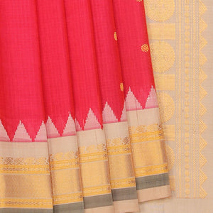 Gadwal Pink Saree