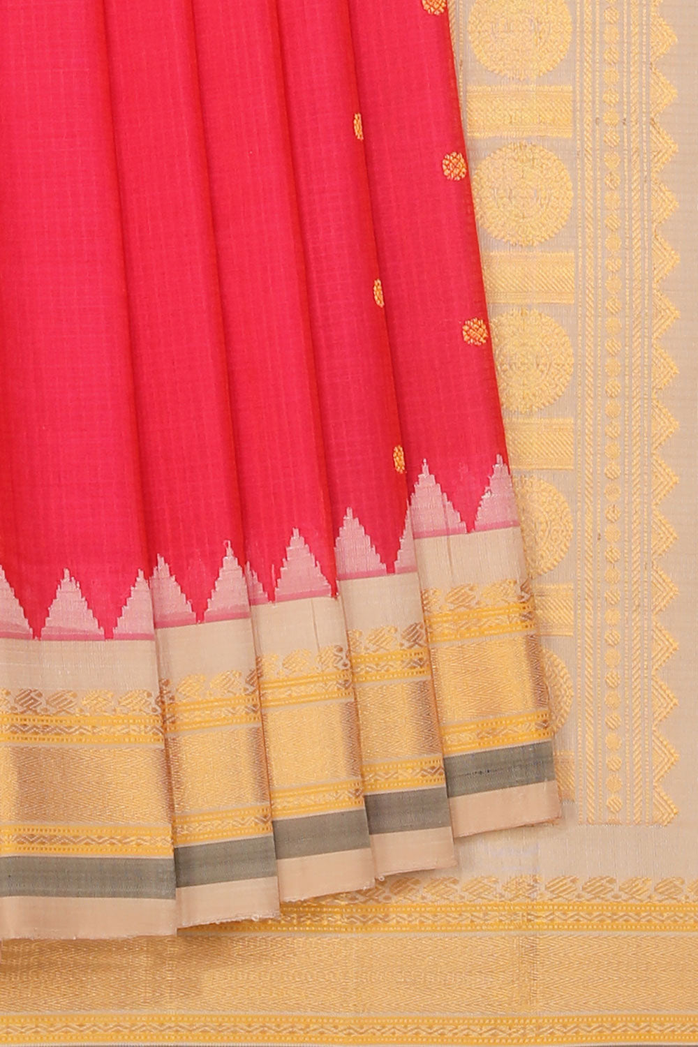 Gadwal Pink Saree