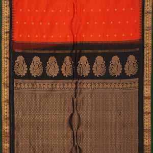 Gadwal Orange Saree