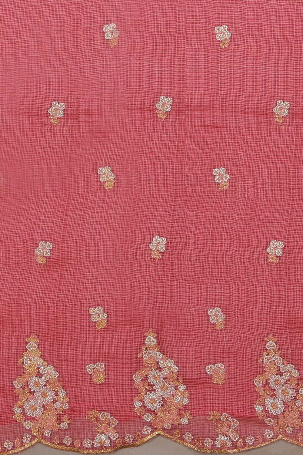 Gorgeous Kota Unstitched Suit With Dupatta (3 Pcs Set)