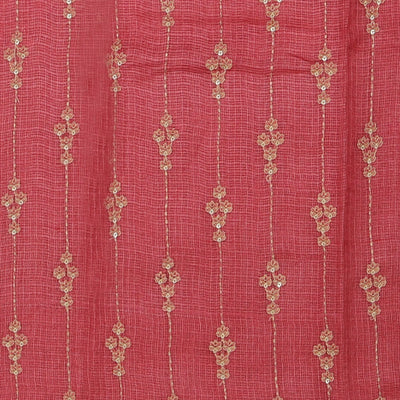 Gorgeous Kota Unstitched Suit With Dupatta (3 Pcs Set)
