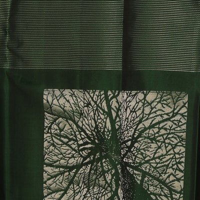 Gorgeous Bottle Green Saree