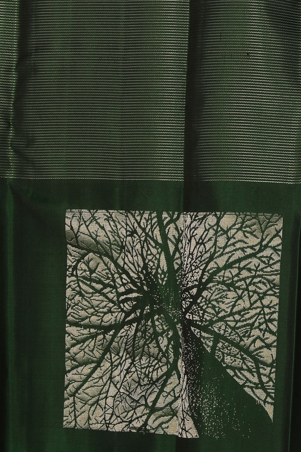Gorgeous Bottle Green Saree