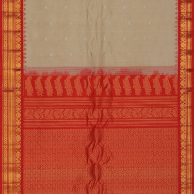 Gadwal Silk Beige Saree