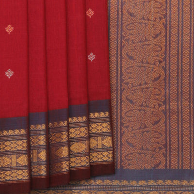 Gadwal Red Saree