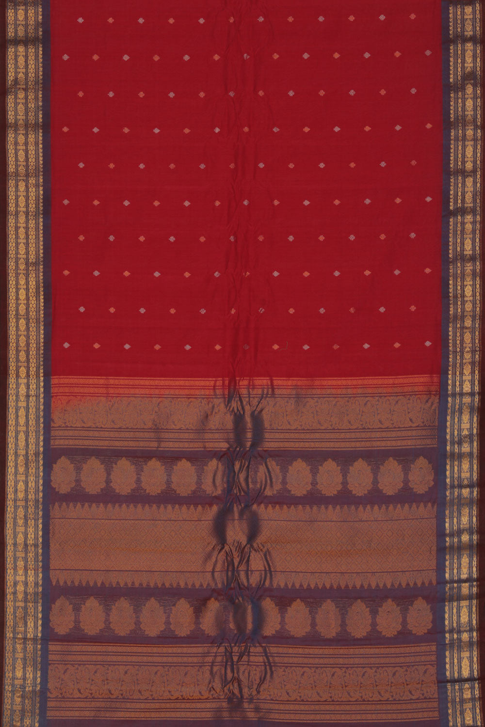 Gadwal Red Saree