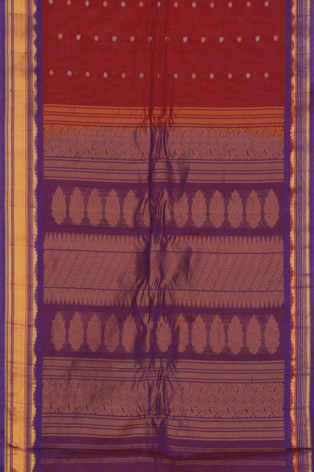 Gadwal Red Saree