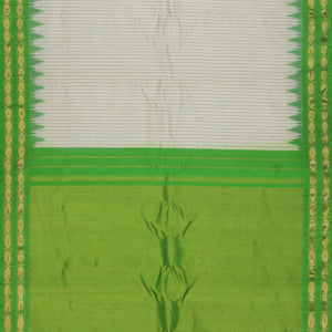 Gadwal White Saree