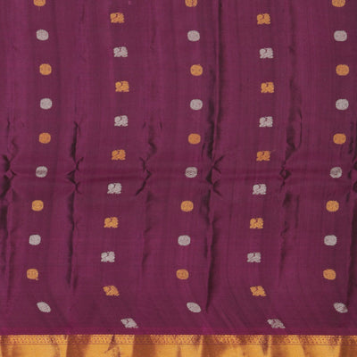 Gadwal Indigo Blue Saree