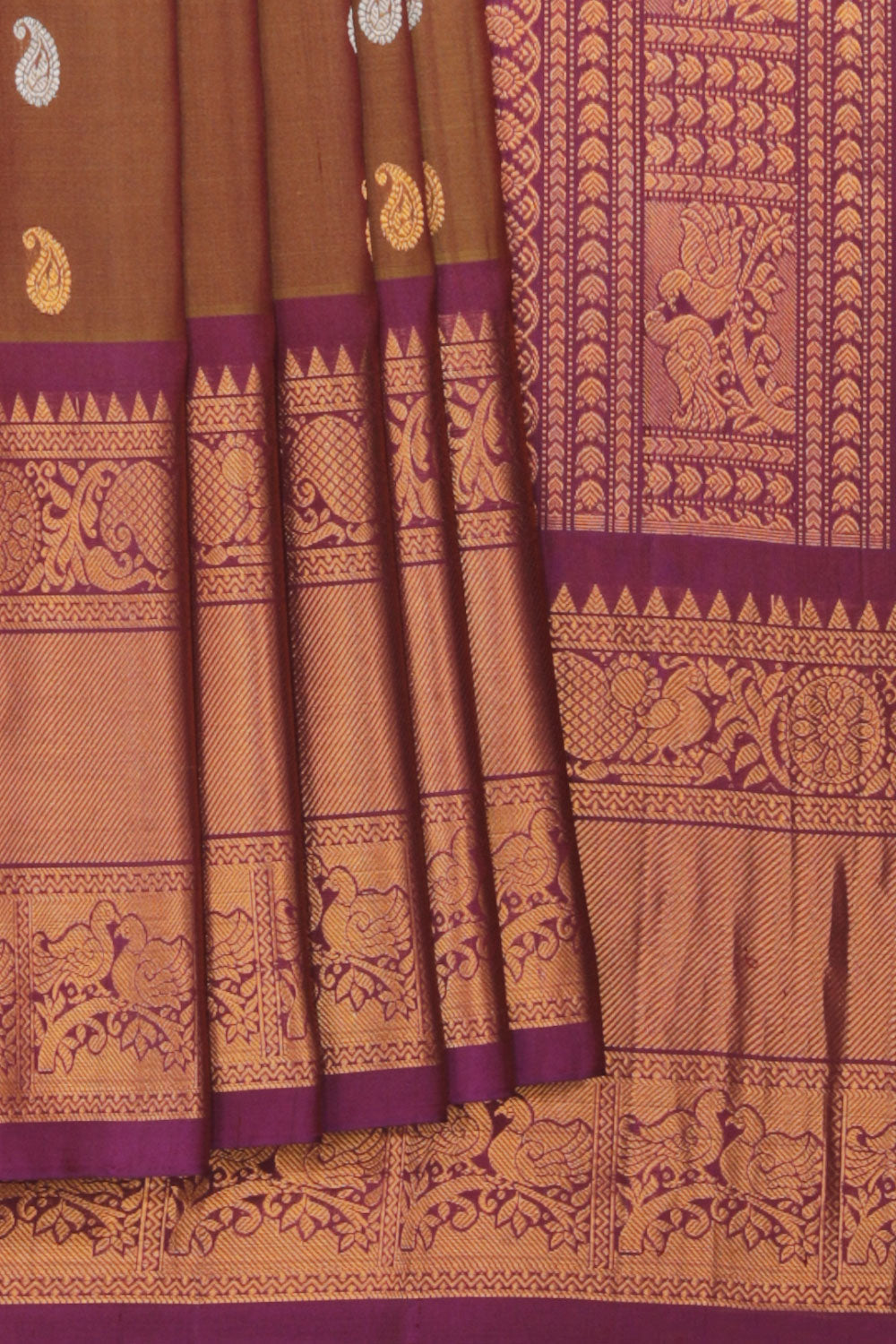 Gadwal Heena Green Saree