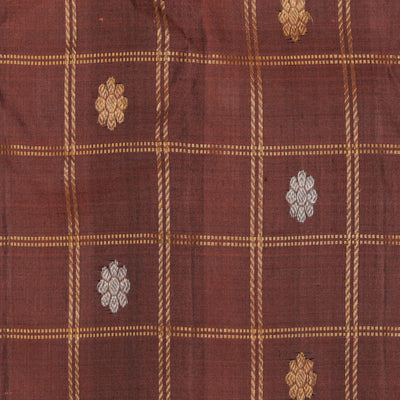 Gadwal Brown Saree