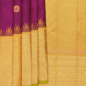 Gadwal Violet Saree