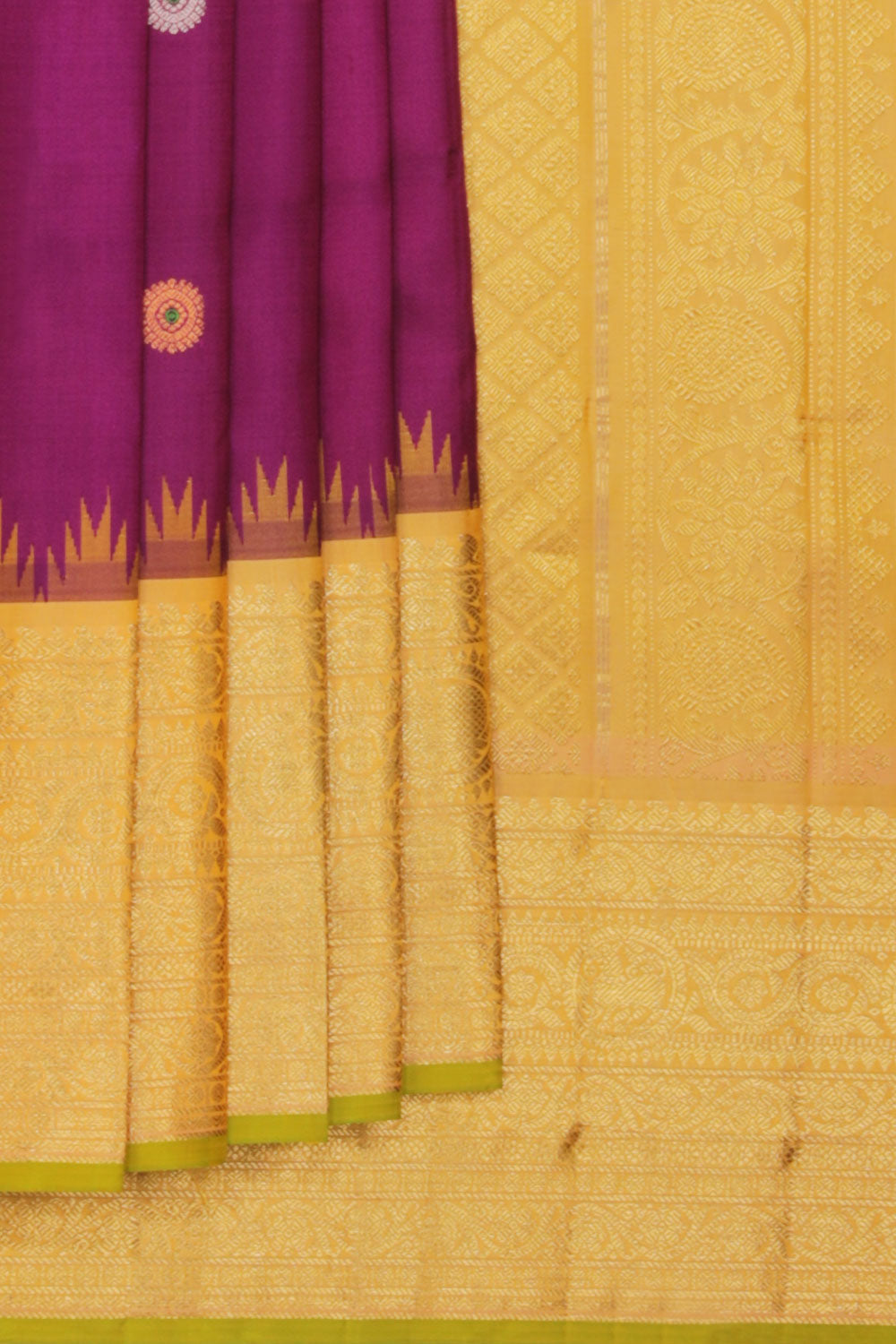 Gadwal Violet Saree