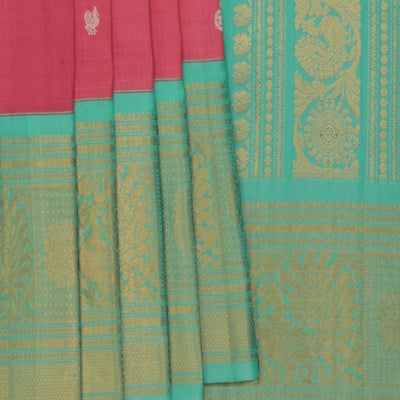 Gadwal Pink Saree