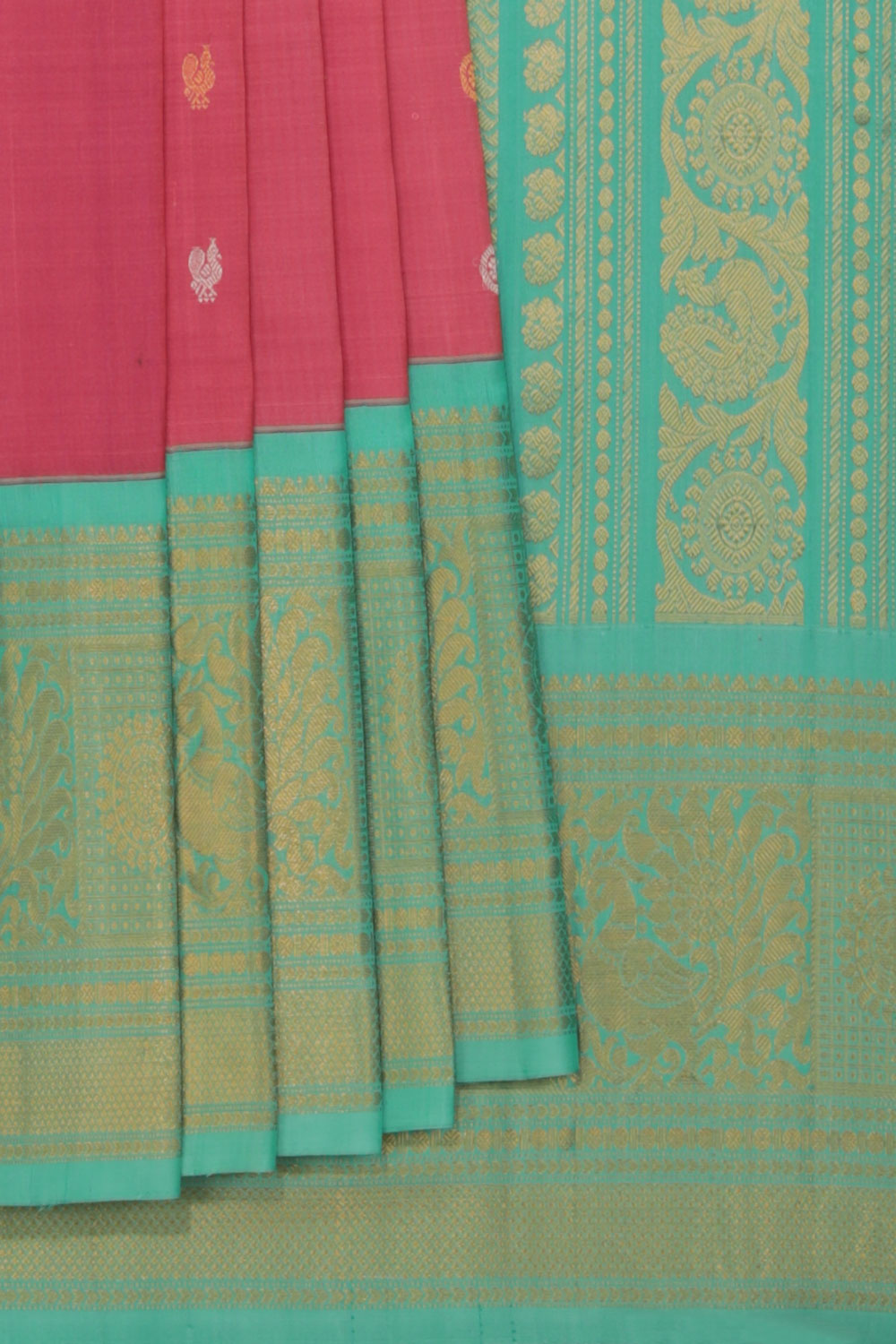 Gadwal Pink Saree