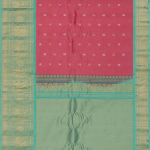 Gadwal Pink Saree