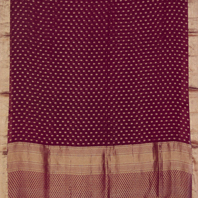 Georgette Plum Pink Saree