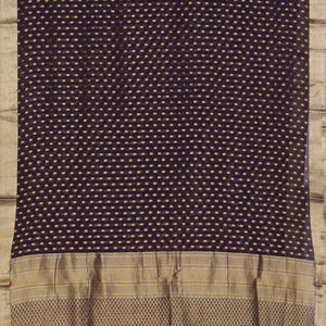 Georgette Plum Violet Saree