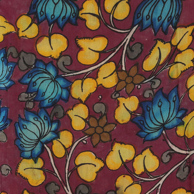 Kalamkari Violet Dupatta