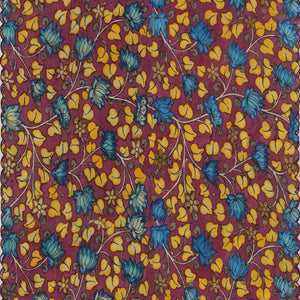 Kalamkari Violet Dupatta