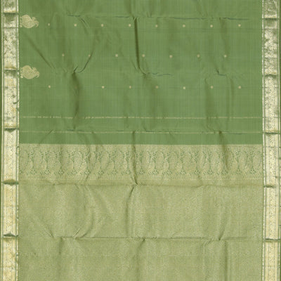 Kanchi Silk Sage Green Saree