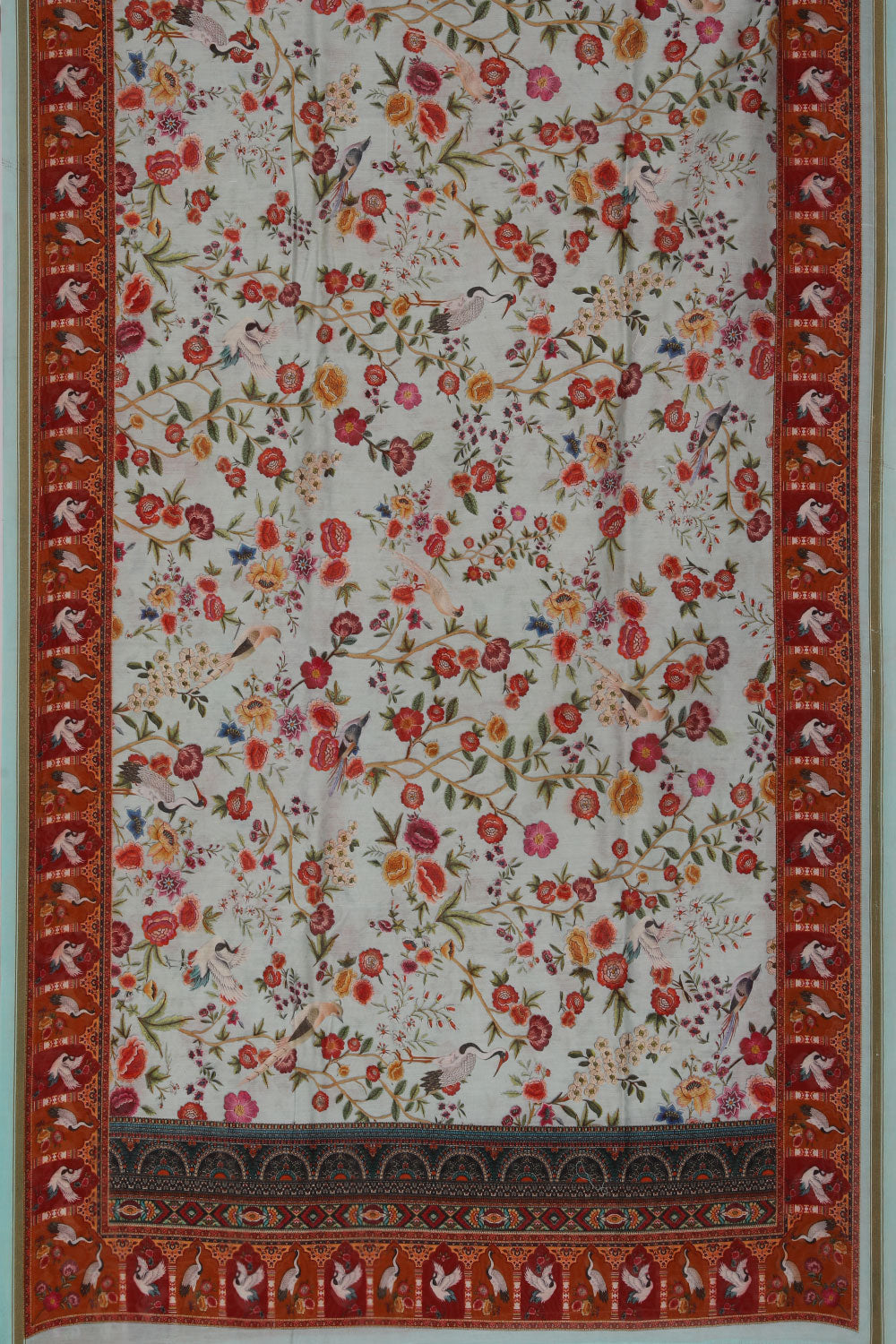 Cotton Silk Unstitched Suit With Dupatta (3 Pcs Set)