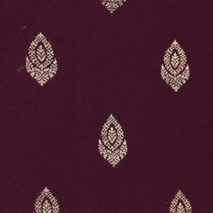 Crepe Silk Violet Saree
