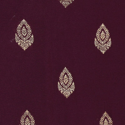 Crepe Silk Violet Saree