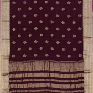 Crepe Silk Violet Saree