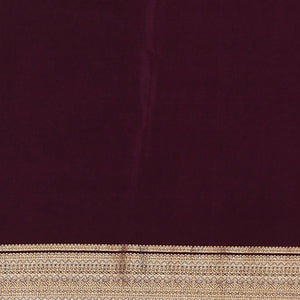 Crepe Silk Violet Saree