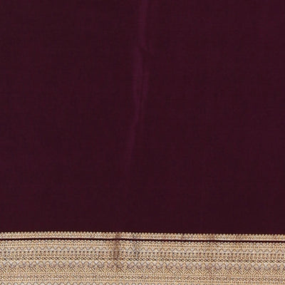 Crepe Silk Violet Saree