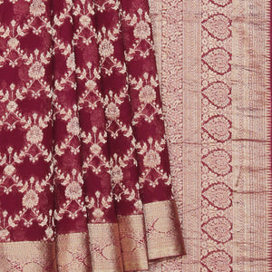 Georgette Violet Saree