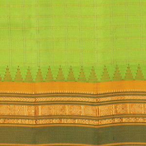 Gadwal Silk Green Saree