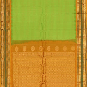 Gadwal Silk Green Saree