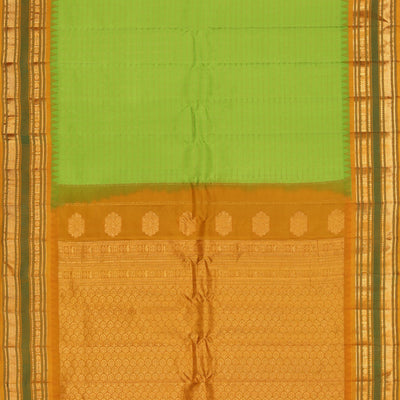Gadwal Silk Green Saree