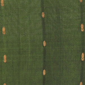 Gadwal Cotton Silk Green Saree