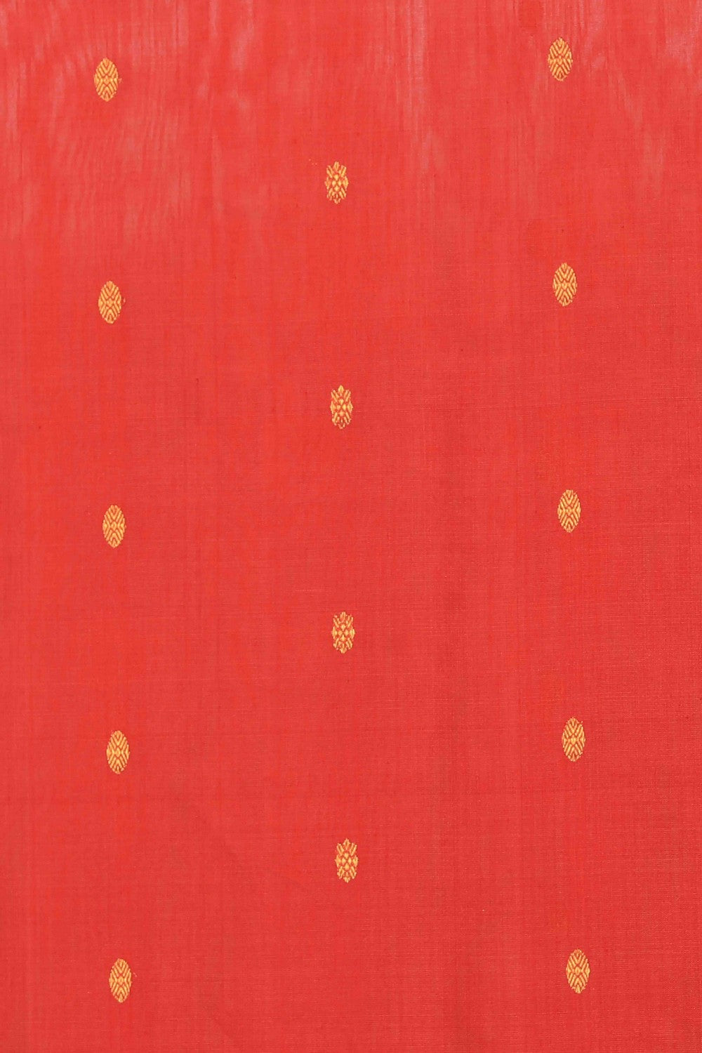 Gadwal Cotton Silk Coral Pink Saree