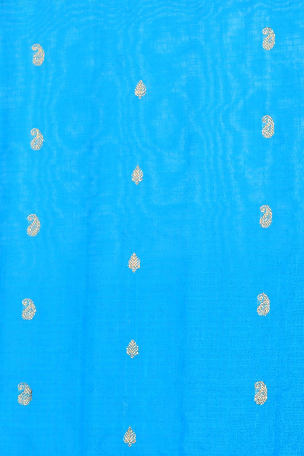 Gadwal Cotton Silk Blue Saree