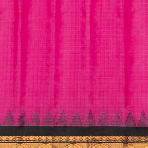 Gadwal Cotton Silk Lotus Pink Saree