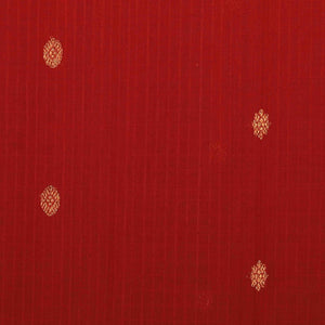 Gadwal Cotton Silk Red Saree
