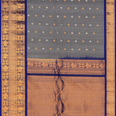 Gadwal Silk Grey Saree