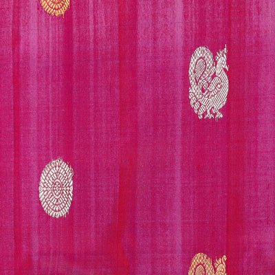 Gadwal Silk Violet Saree