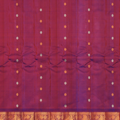 Gadwal Silk Orange Saree
