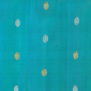 Gadwal Silk Sea Green Saree
