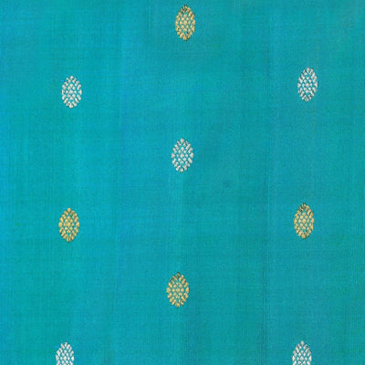 Gadwal Silk Sea Green Saree