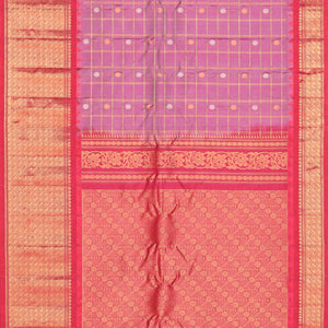Gadwal Silk Purple Saree