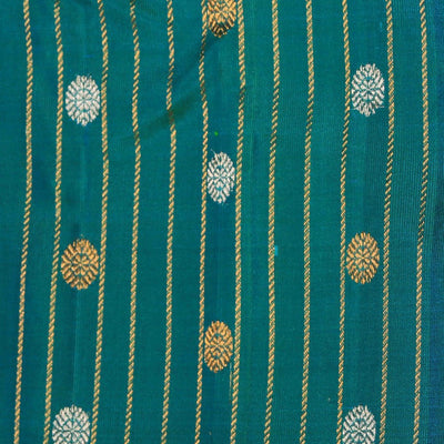Gadwal Silk Emerald Green Saree
