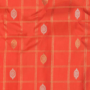 Gadwal Silk Orange Saree