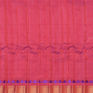 Gadwal Silk Orange Saree